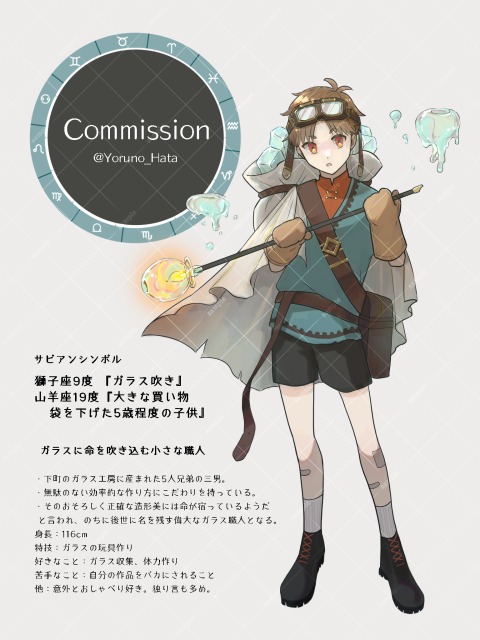 キャラデザ設定画のご依頼2