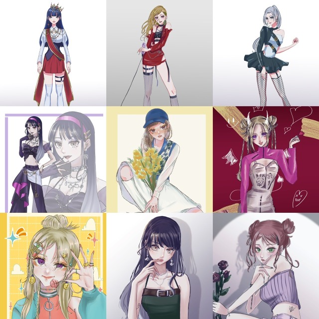 キャラデザ＆1枚絵