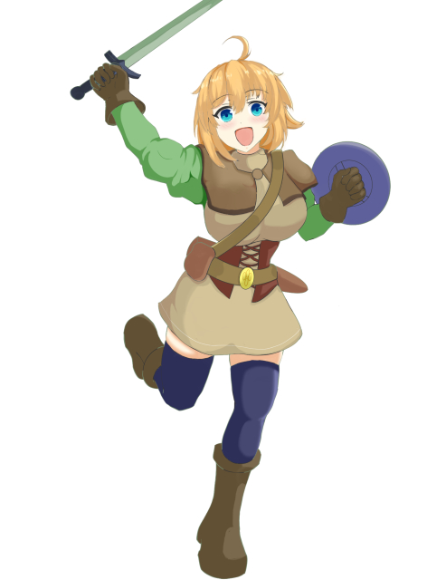 駆け出しの少女騎士