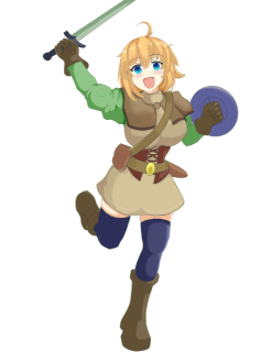 駆け出しの少女騎士