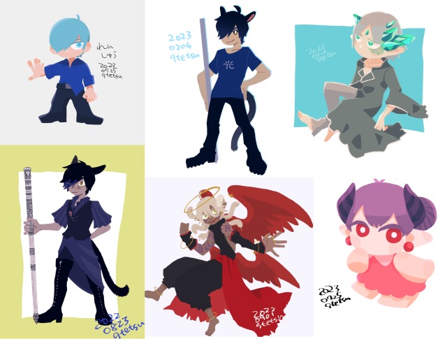 主線なしイラスト