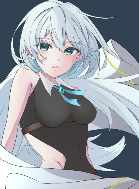 〚サンプル〛　上半身/1枚絵/背景無/女性