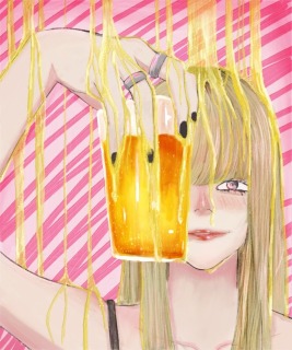 ピンクの世界嘘の水