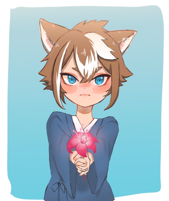 gnsnのキャラの幼少期を想像して描いた夢絵です