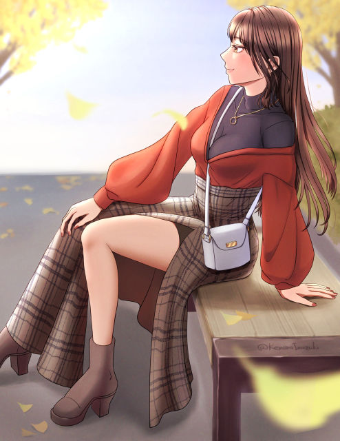 キャラクターカラーイラストサンプル