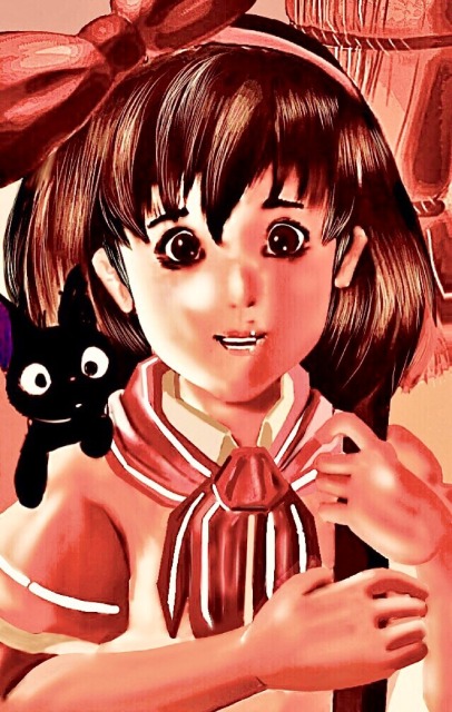 可愛らしい女の子イラスト