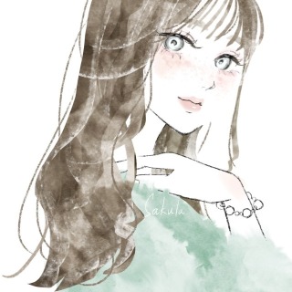 シャギーニット x ロングヘアー