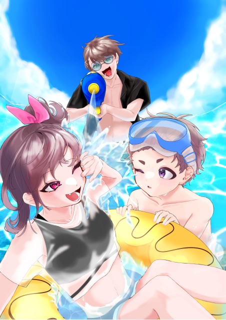 オリキャラ等身1枚絵