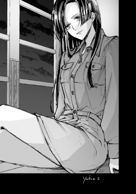 モノクロイラスト