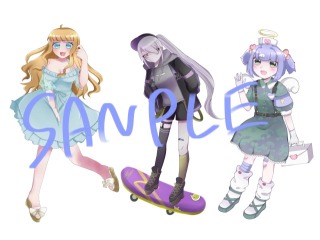 立ち絵みほん(女の子ver.)