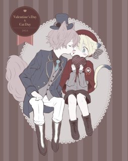 バレンタイン＆ねこの日
