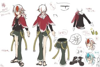 【自作】キャラクターデザイン資料 #2