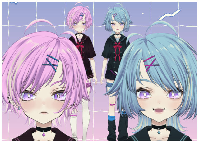 Vモデル「双子ちゃん」