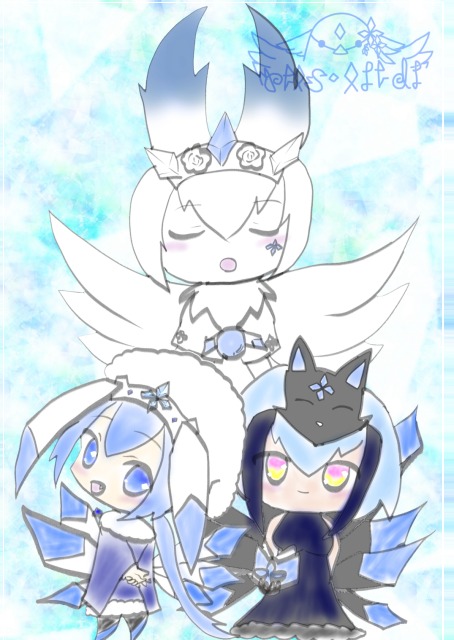 雪華の練習アート