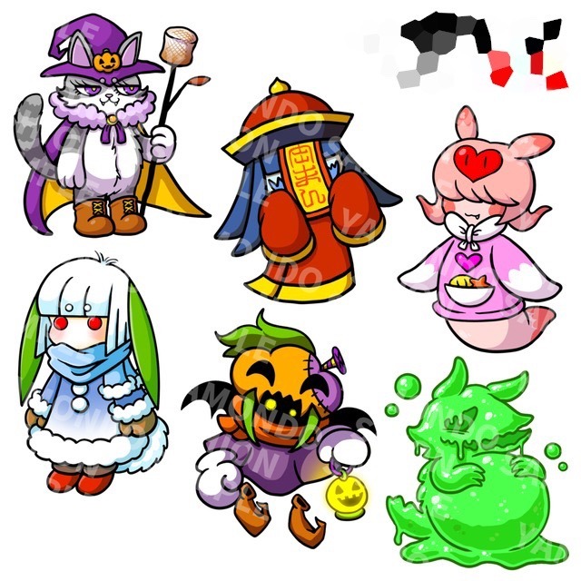 人外キャラクターサンプル