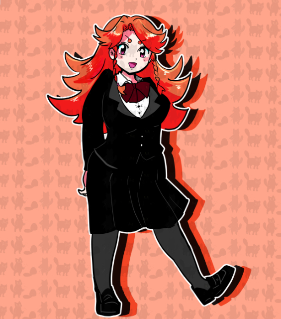 高身長で体格のいい女子高校生