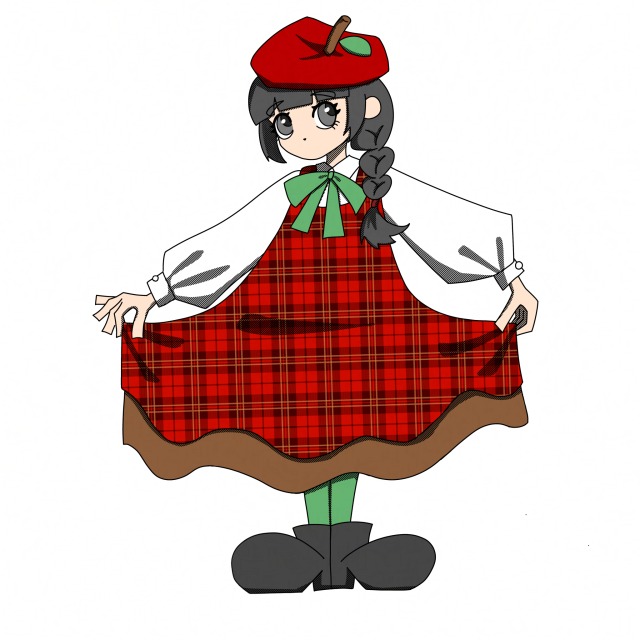 月原舞 全身立ち絵