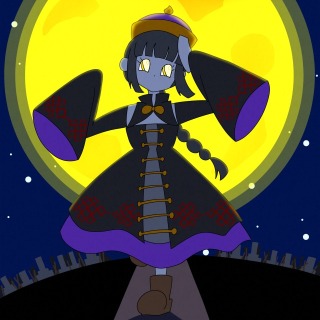 Halloweenイラスト「キョンシーガール」