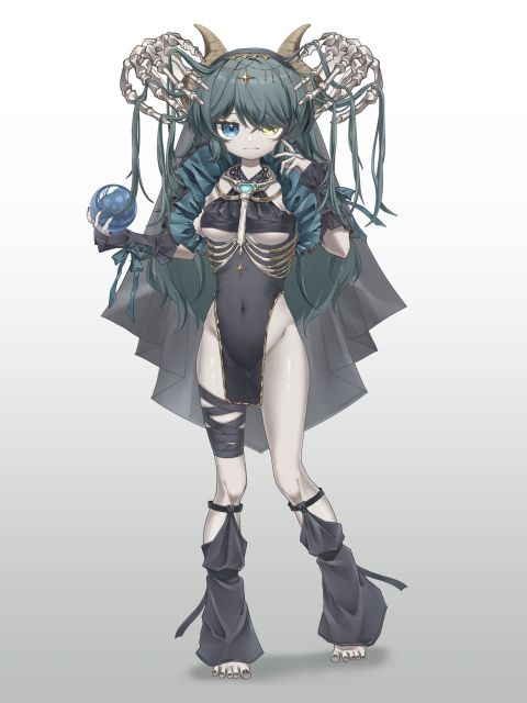 Live2Dモデリング用イラスト