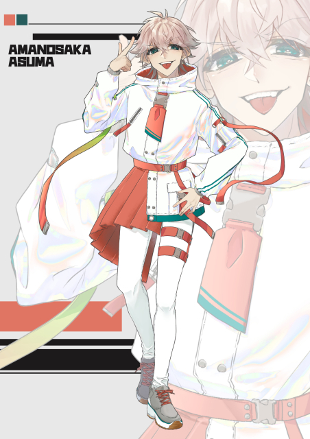 キャラクターデザイン、デフォルメ　男性