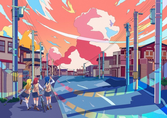 アニメのワンシーンみたい