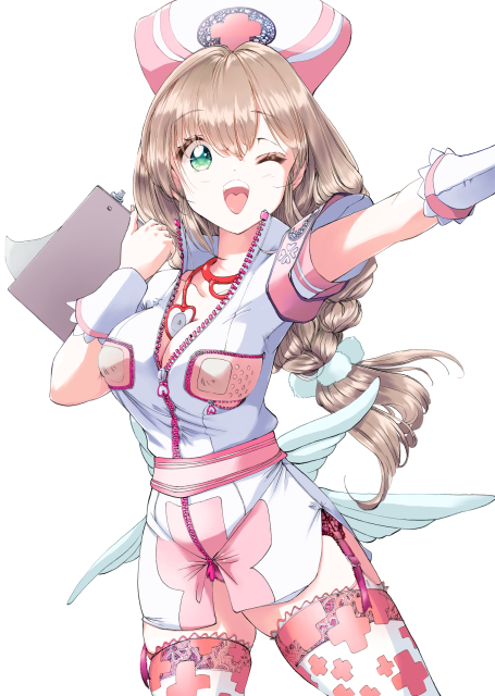 自作キャラ：白衣の天使さん