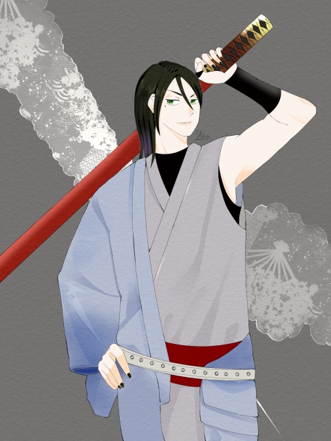 立ち絵　顔〜バストアップまで(創作/カラー絵)