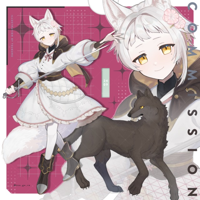 TRPG用全身立ち絵