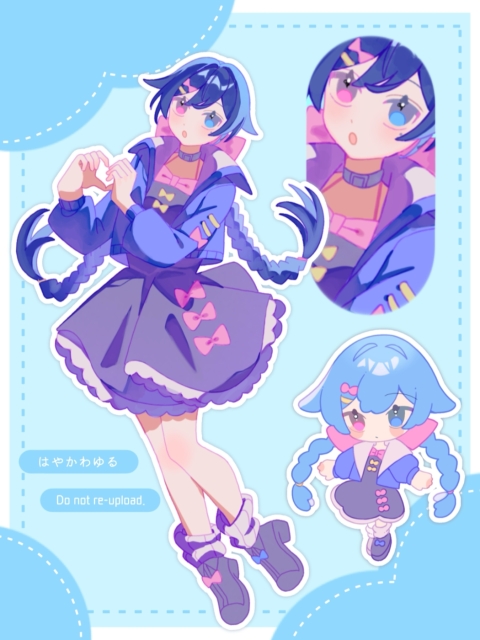 創作｜立ち絵、デフォルメ