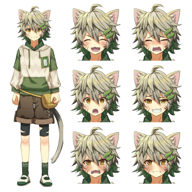 立ち絵サンプル（男の子）