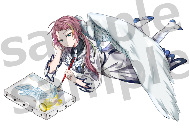 立ち絵サンプル（ぱきっと塗り）