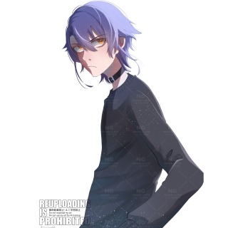 1枚絵 背景無地