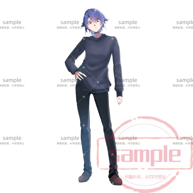 TRPG立ち絵 男性