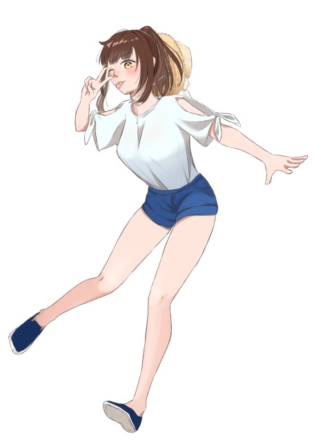 キービジュアル風立ち絵