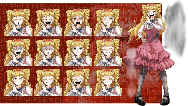 表情差分サンプル