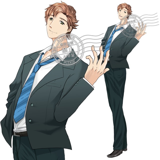 自信家の高身長男性