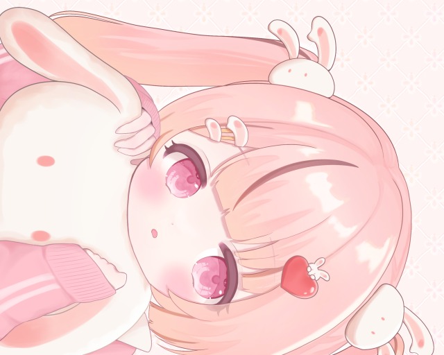 うさぎと女の子