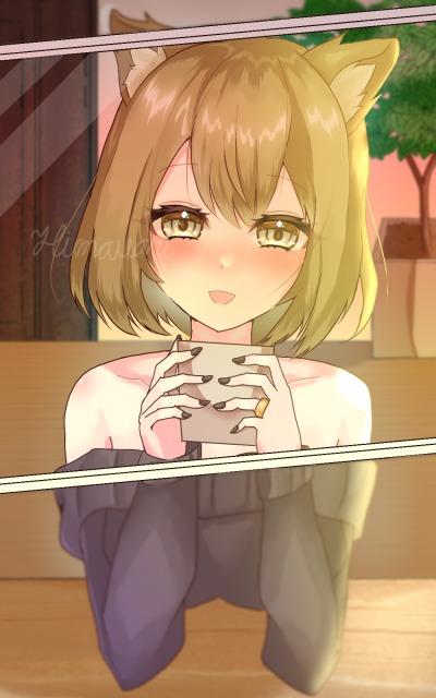 カフェでの彼女が可愛すぎる