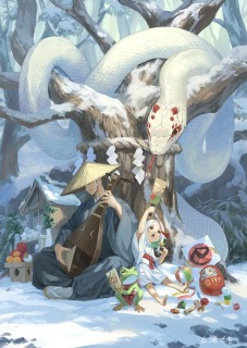 背景 + キャラクター