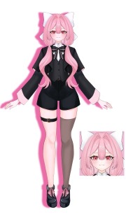 立ち絵(パーツ分けなし)