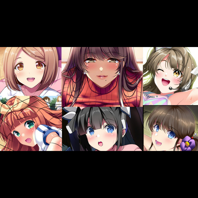 顔や塗りなどサンプル