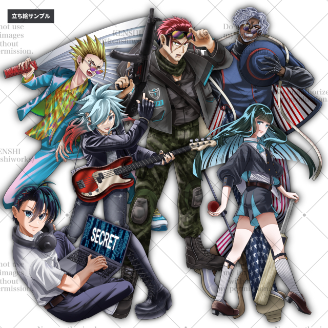 立ち絵サンプル(男性)