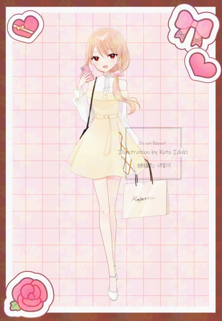 一枚絵イラストサンプル