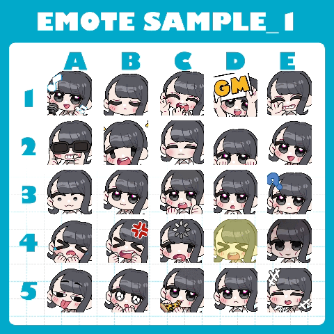 アニメーションスタンプ／サンプル①