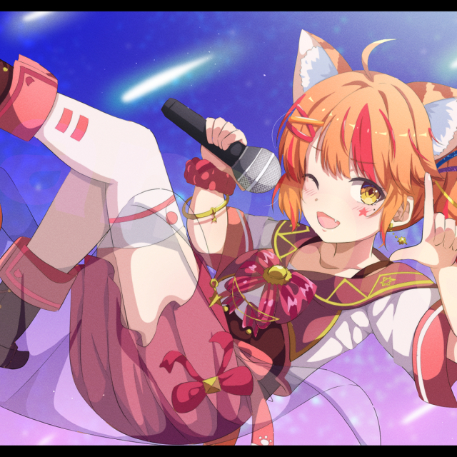 歌ってみたサムネイルイラスト