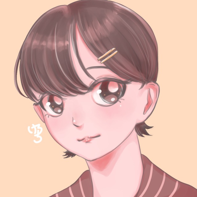 レトロな女の子