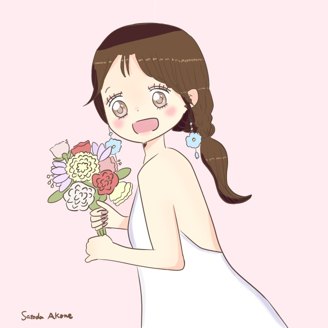ウェディングイラスト💐