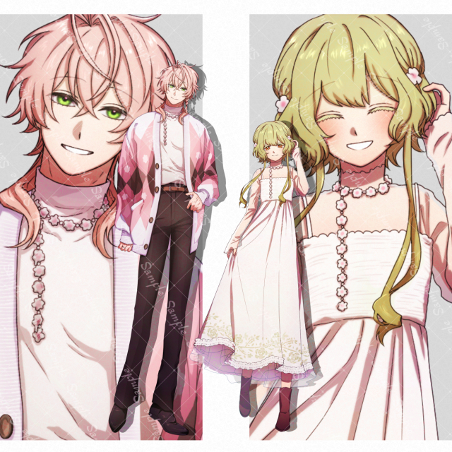 TRPG用立ち絵 参考サンプル2