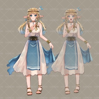 キャラクターイラストサンプル