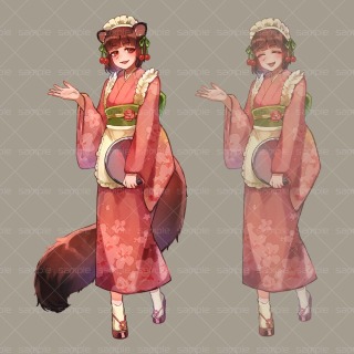 キャラクターイラストサンプル